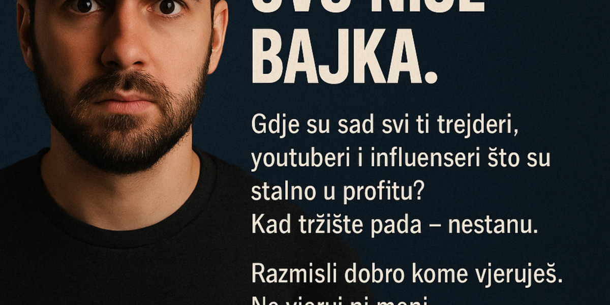Probudi se. Ovo nije bajka.